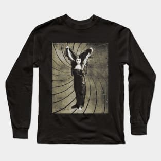 Theda Bara - Vamp - Sepia - Sin - Untitled Image Long Sleeve T-Shirt